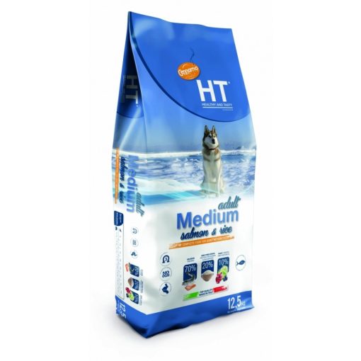 HT Adult Medium Lazac és Rizs 12,5 kg